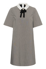 Cathlin dress gray check