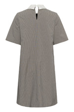 Cathlin dress gray check