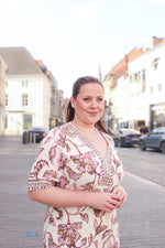 Tiah maxi dress pink flower
