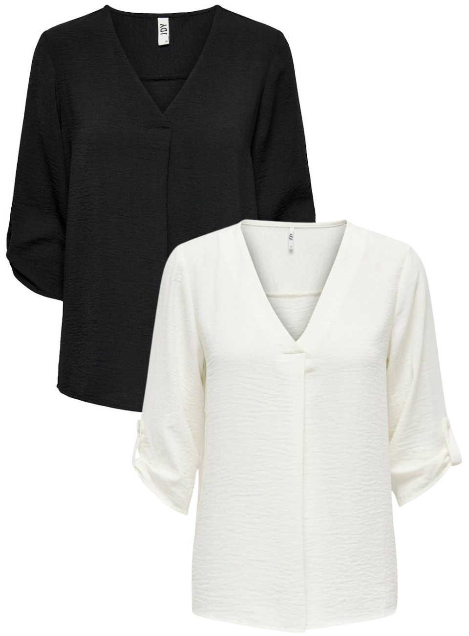 Divya 3/4 top ecru of zwart