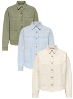 Noma jean jacket khaki, lichtblauw of ecru