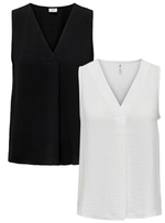 Divya top ecru of zwart