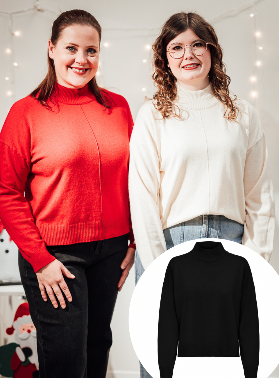 Amore life pull beige, zwart of rood