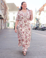 Tiah maxi dress pink flower