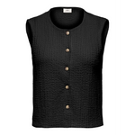 Turbo waistcoat ecru, camel of zwart