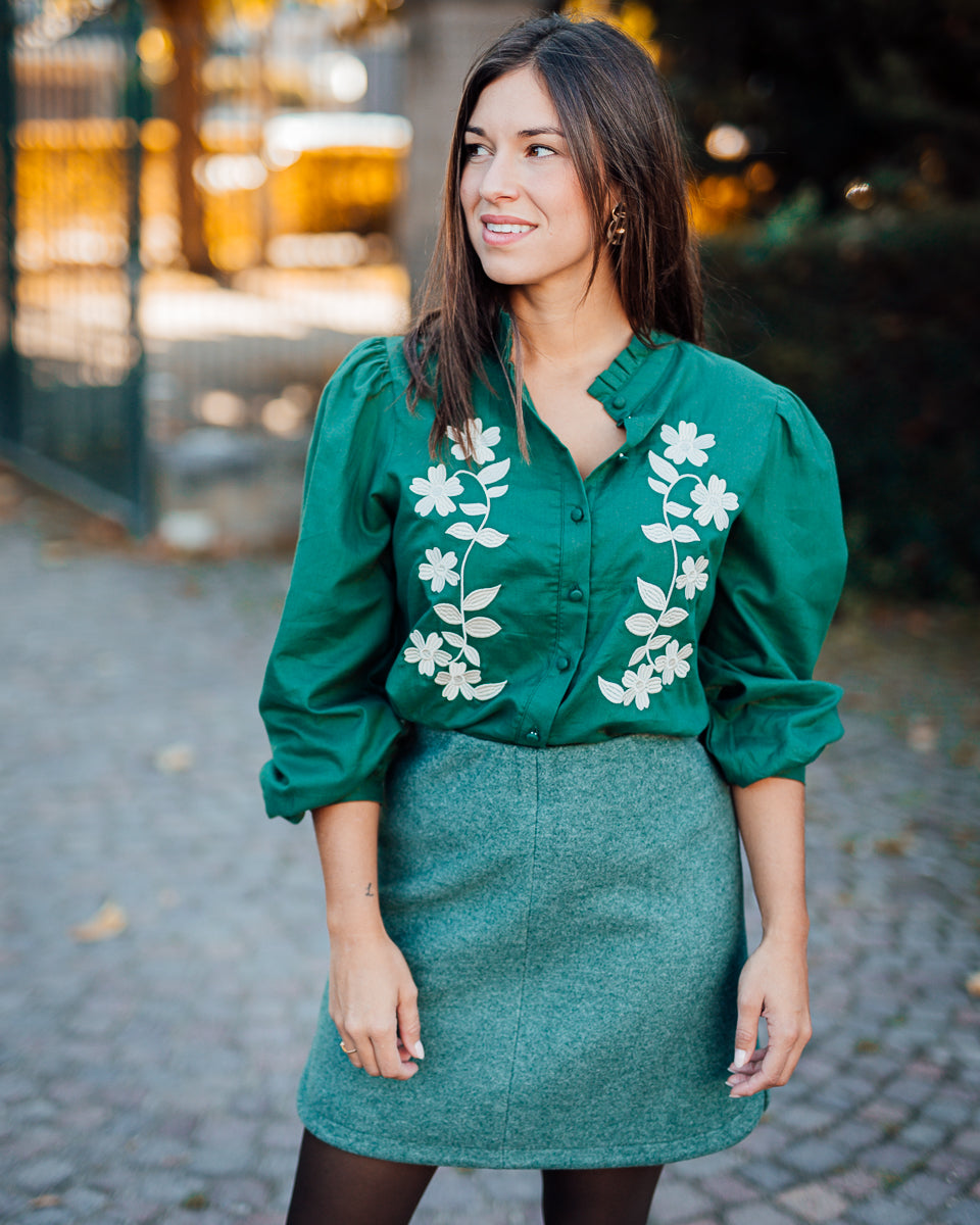 Zarola shirt pineneedle