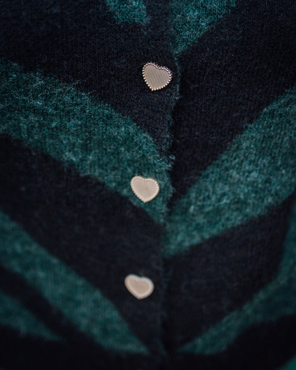 Livoni cardigan pineneedle