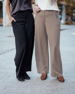Geggo occasion pant taupe, olive of zwart
