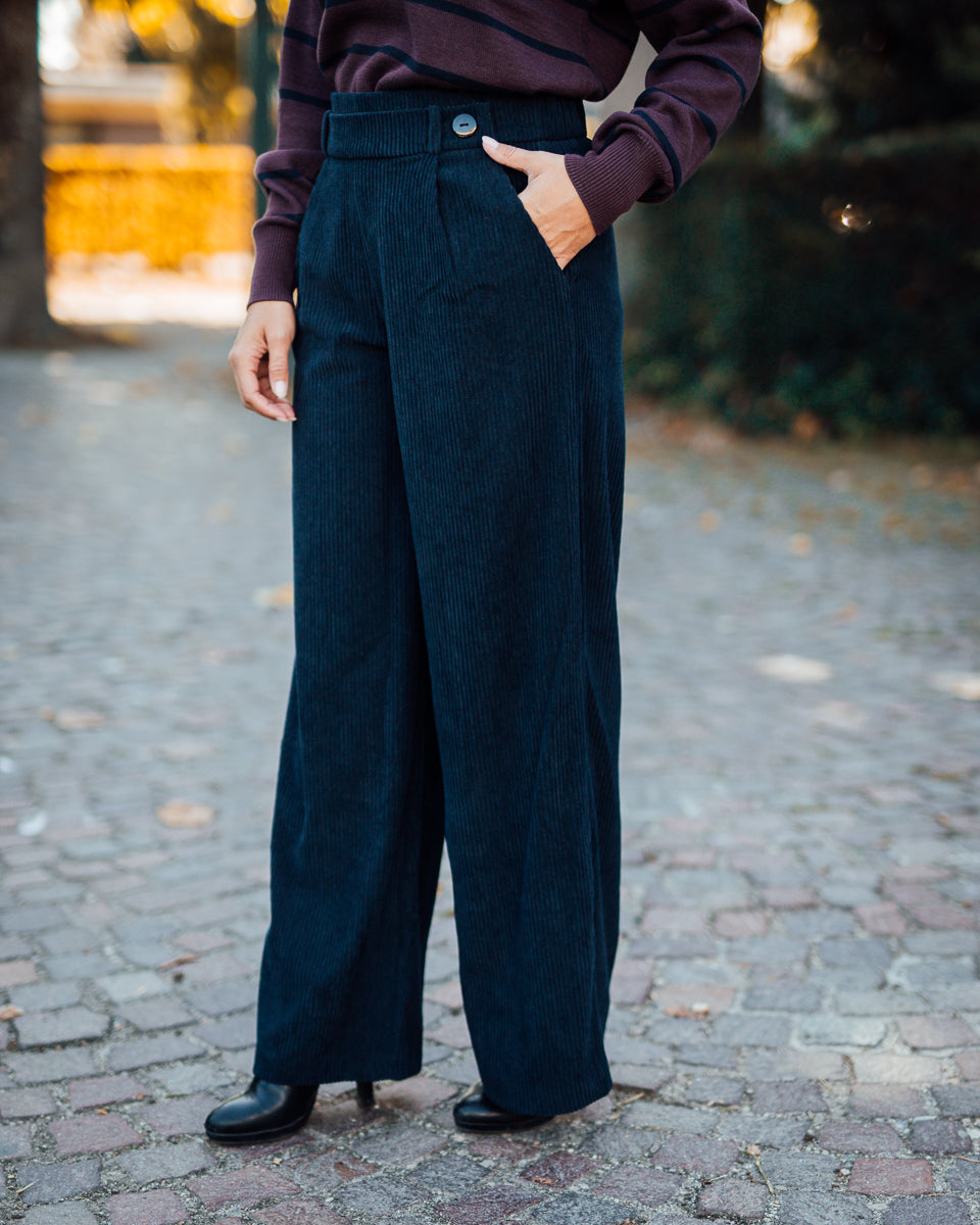Geggo corduroy pant total eclipse