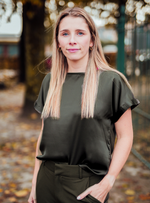Fifi top olijf of bruin
