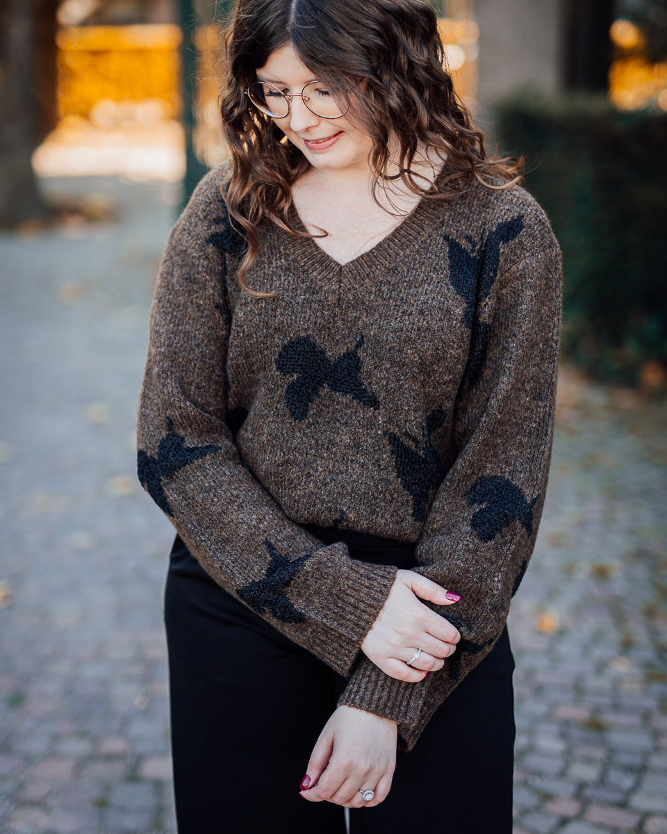 Freya pullover coffee bean