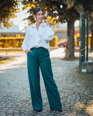 Danta wide leg pant sea moss