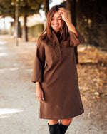 Ena dress rain drum stripe
