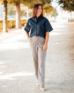 Daiva shirt blue iris