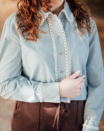 Ketty shirt blue fog