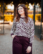 Morla pull jacquard animal fig