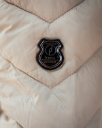 Padding jacket lichtgroen of beige