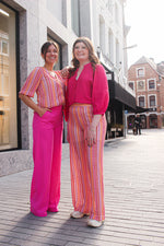 Danta wide leg pant raspberry rose