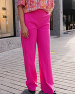 Danta wide leg pant raspberry rose