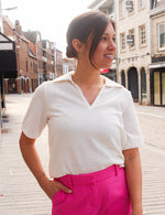 Esti polo whisper white