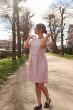 Mio short dress pink fig