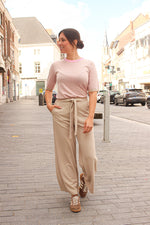 Phoebe pants cropped beige
