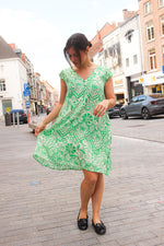 Marrakech short dress greenbriar