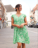 Marrakech short dress greenbriar
