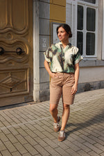 Ayla blouse marble creme de menthe