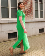 Celina t-shirt dress bright green
