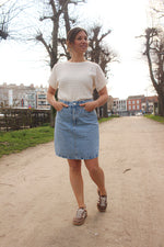 Petula denim skirt