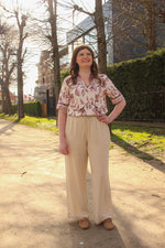 Tiah blouse pink flower