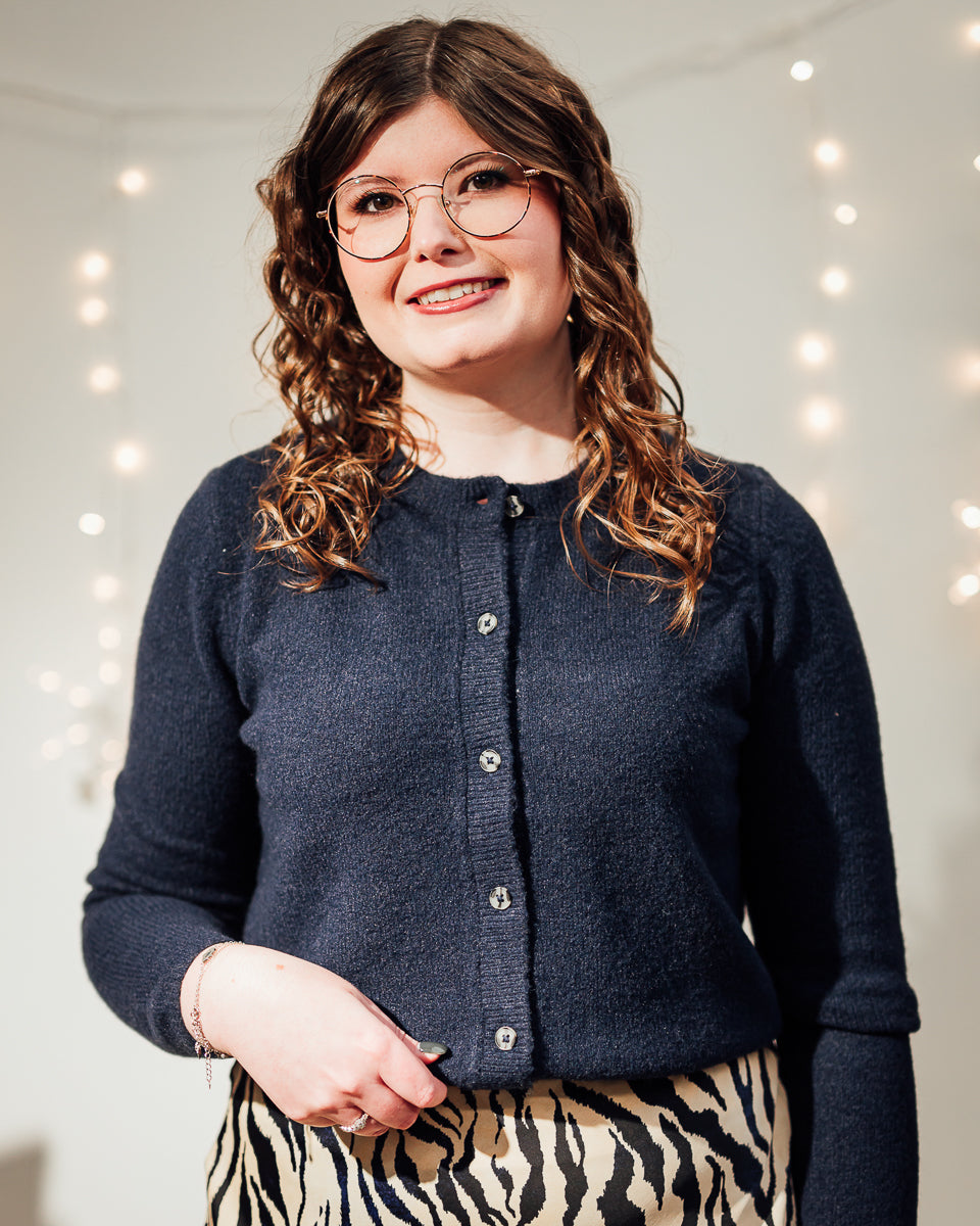 Chloe cardigan donkerblauw