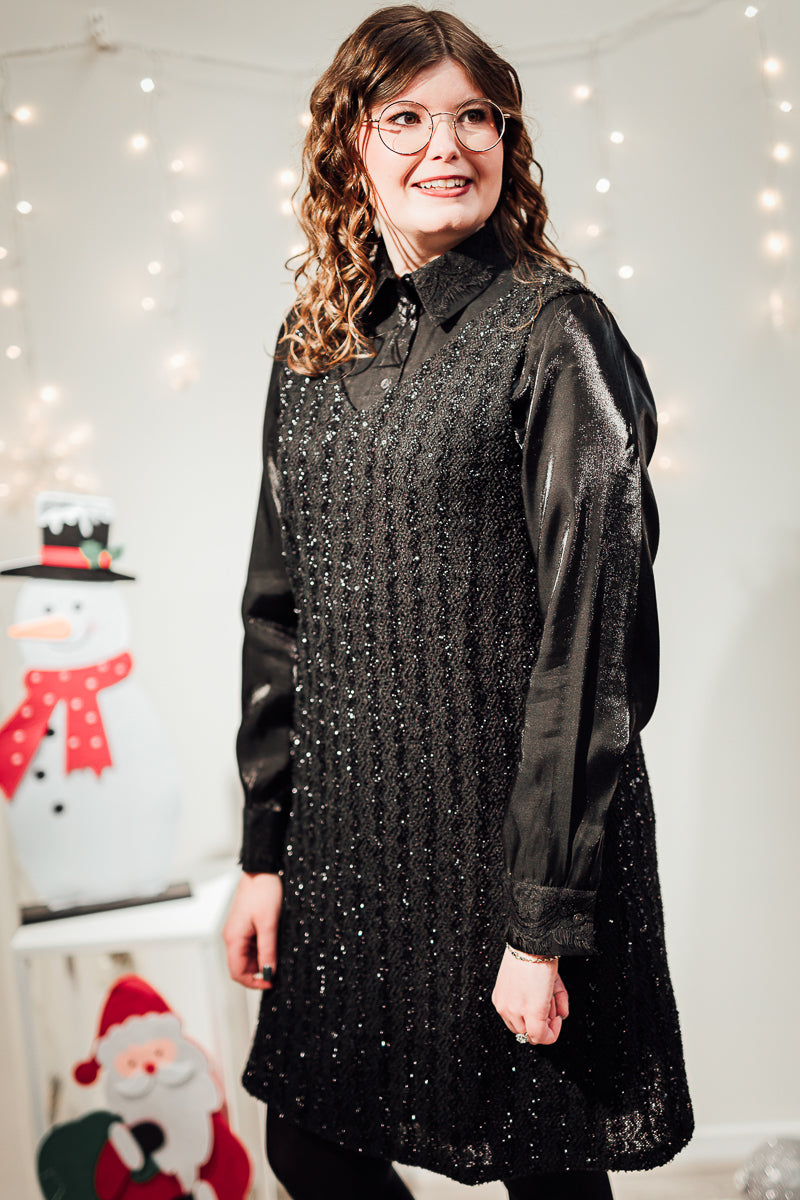 Ninky dress overgooier