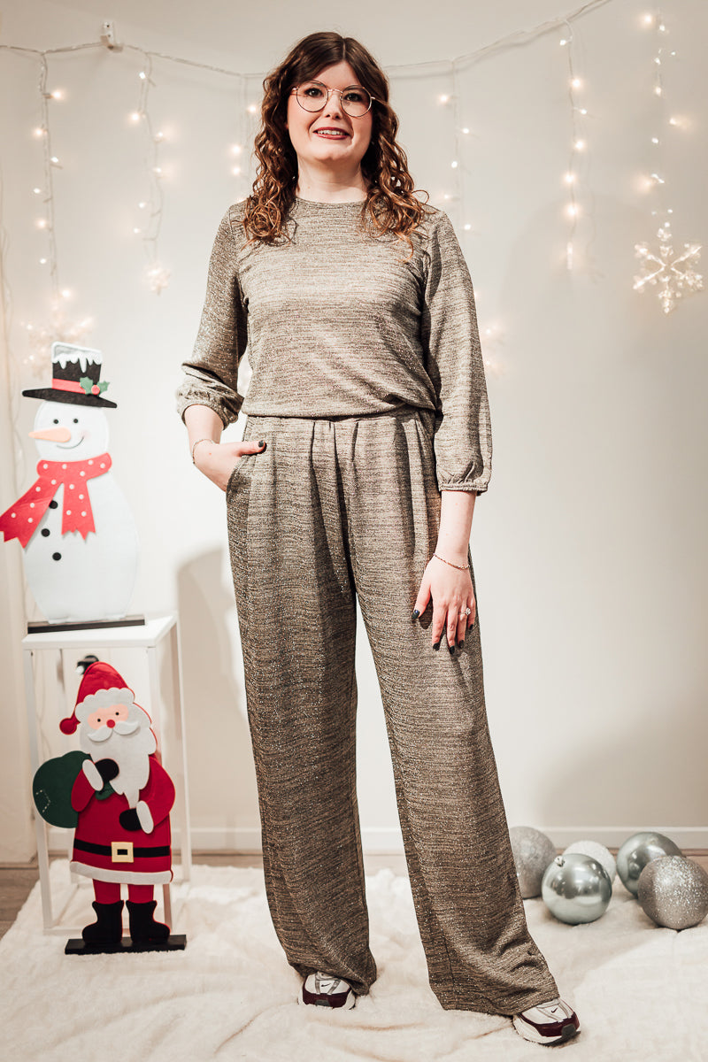 Danice pant silver mink