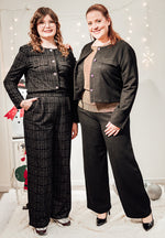 Dorit pant zwart of zwart-wit ruit