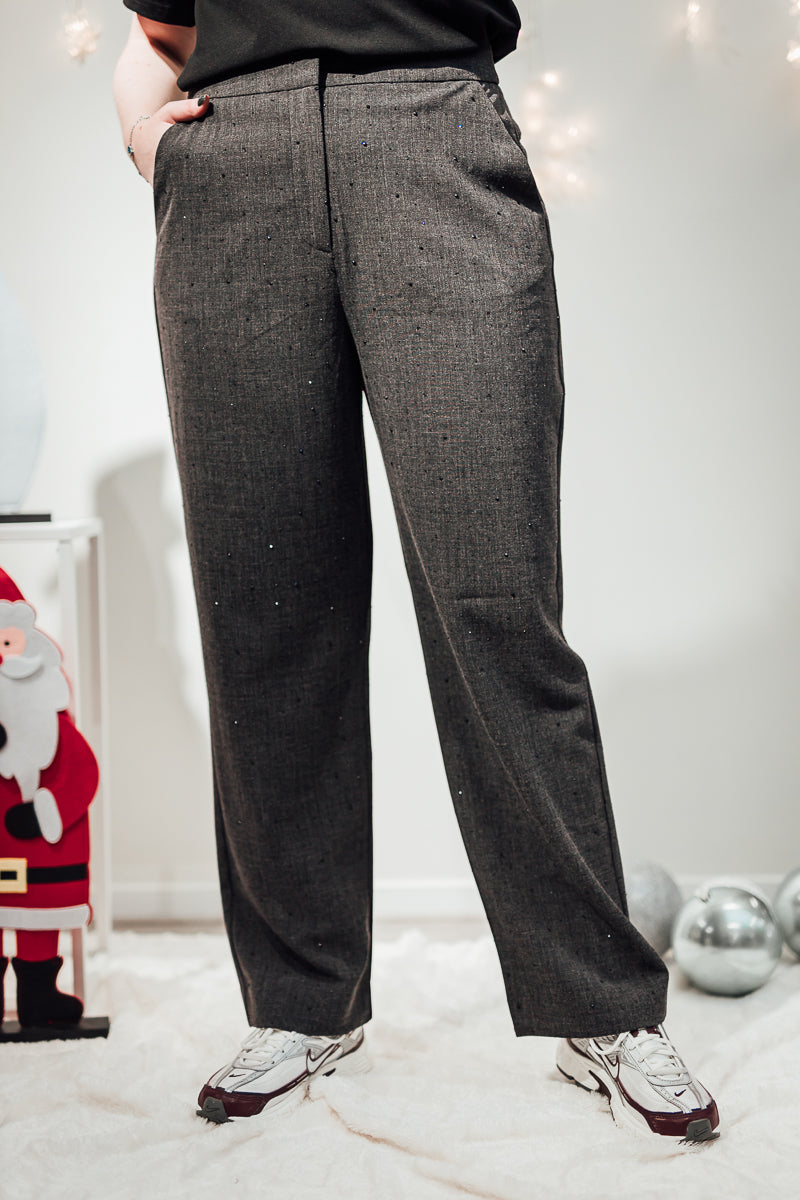 Danta rhinestone pants