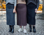 Hero pencil skirt bruin, donkergrijs of zwart