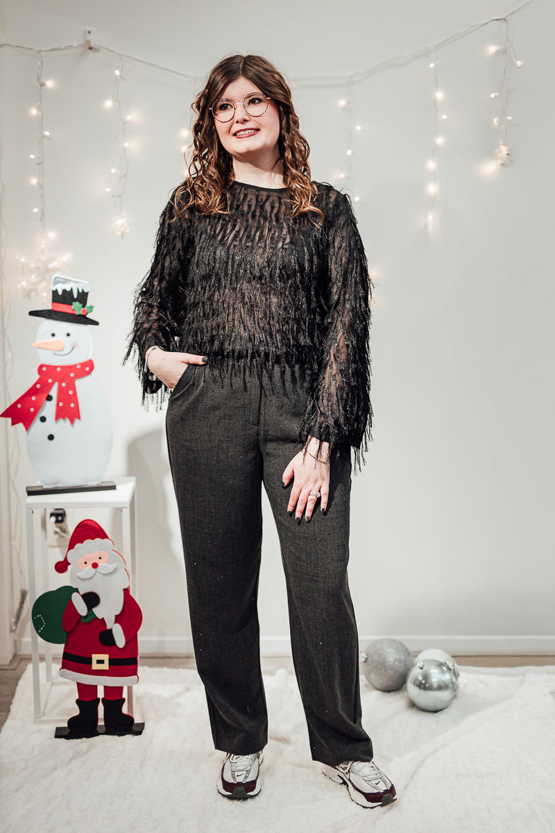 Danta rhinestone pants