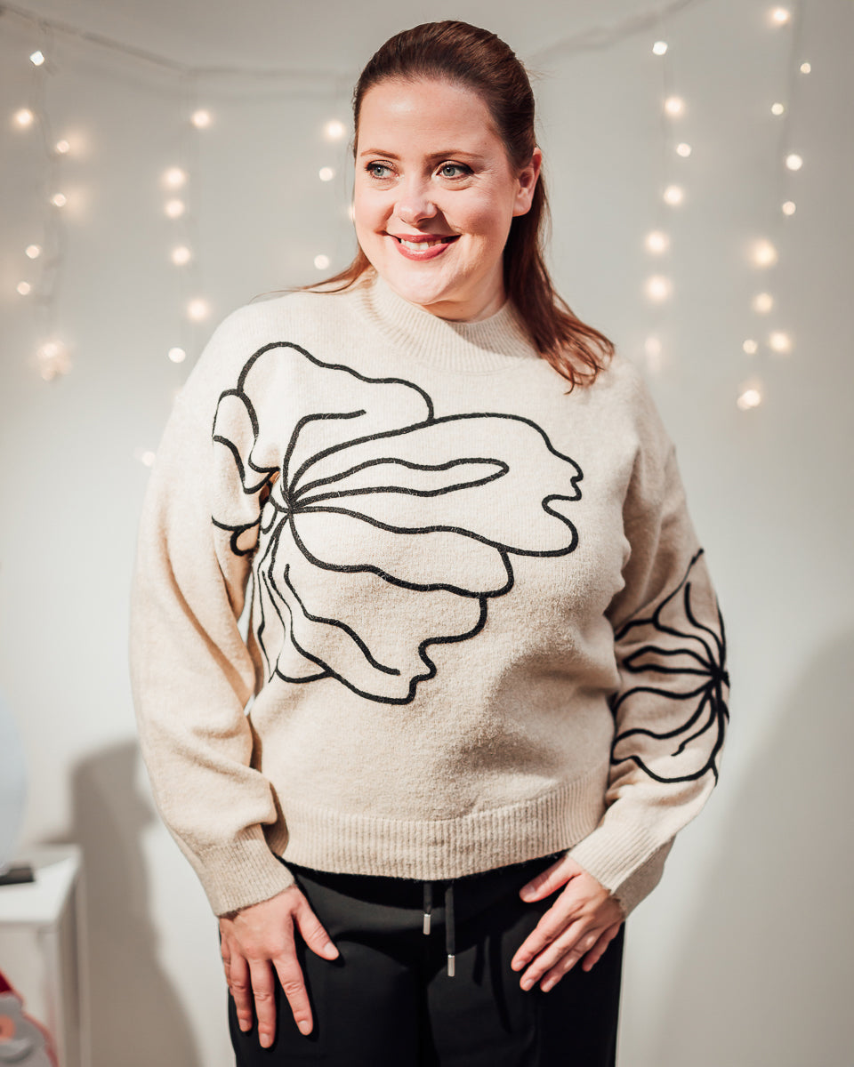 Jella flower pull cement