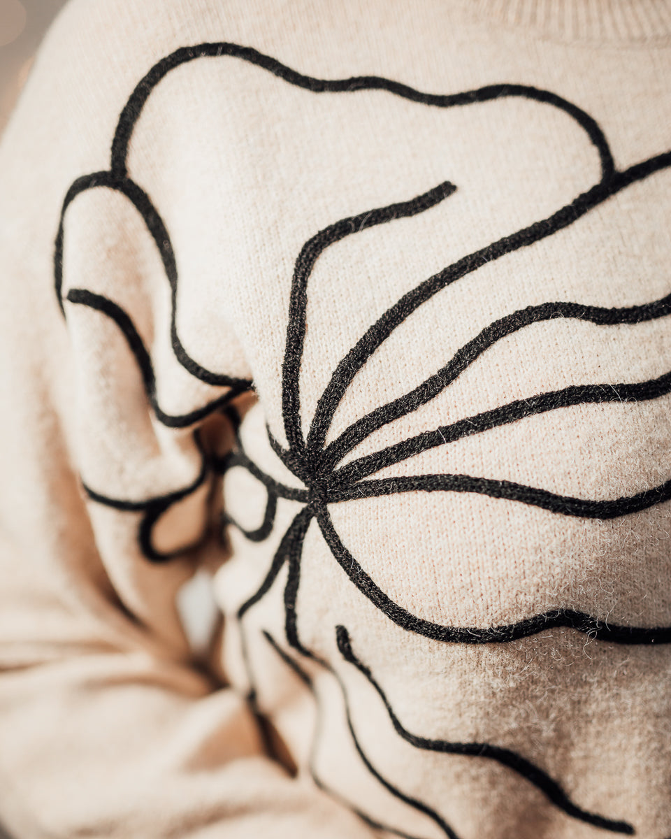 Jella flower pull cement