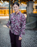 Meghan shirt fudge abstract