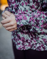 Meghan shirt fudge abstract