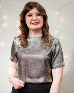 Lorina blouse silver