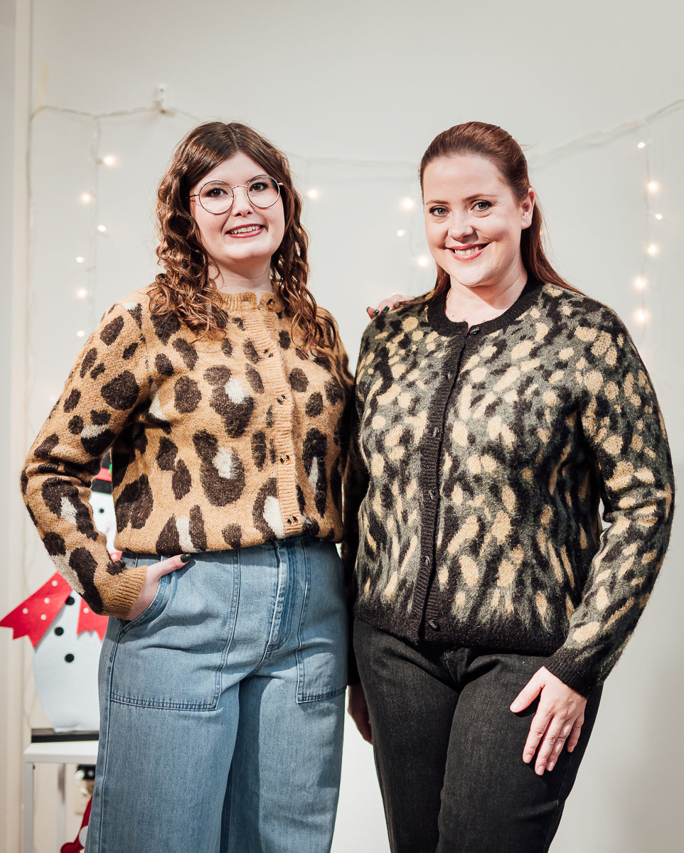 Kayla cardigan bruin of grijs