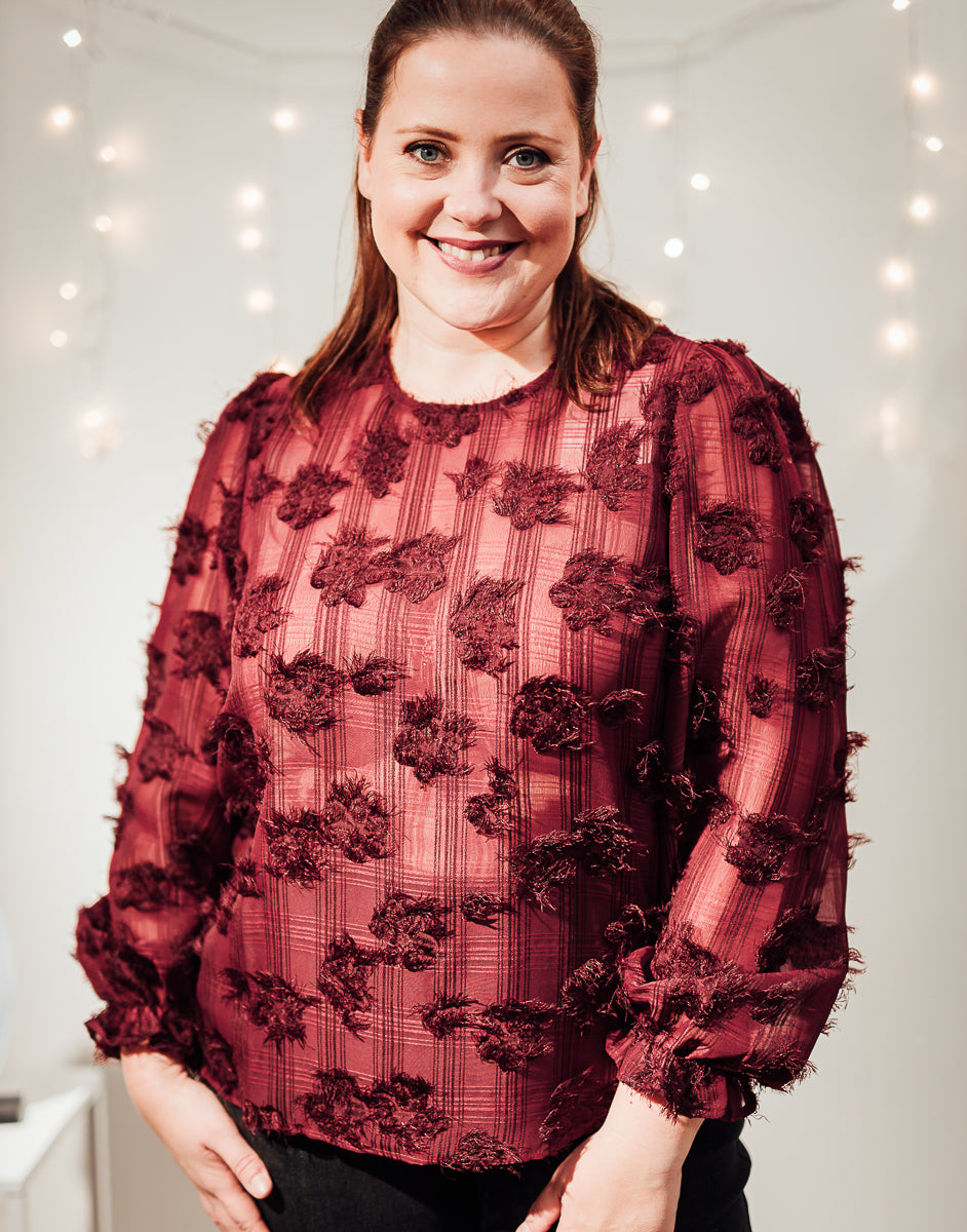 Beannie blouse zinfandel