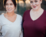 Dela pullover cable beige of cabernet