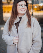 Gwynne jacket teddy string