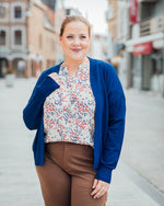 Blume cardigan bellwether blue