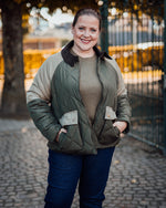 Adeline jacket grape leaf
